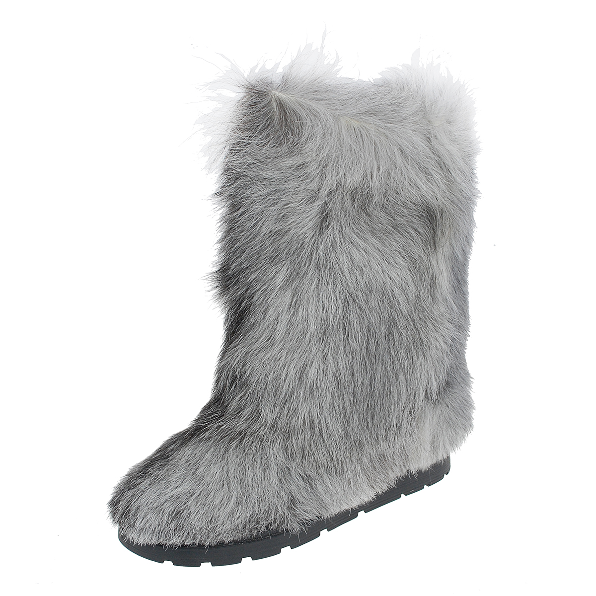 Dominica High Fur Shoes (Mountain Goatling Fur)