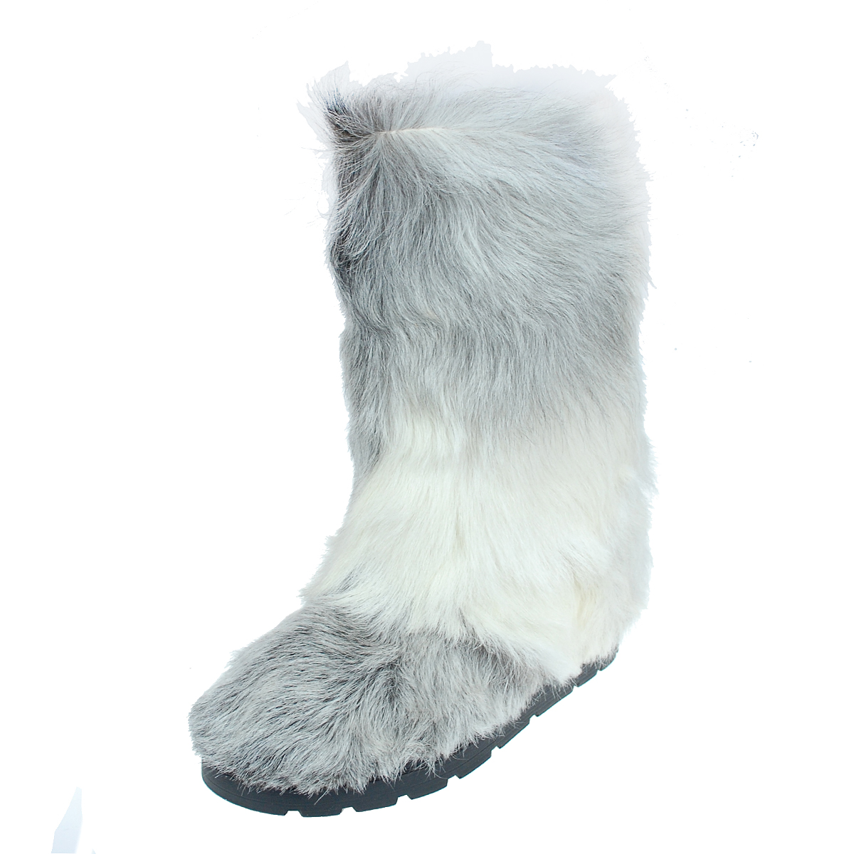 Dominica High Fur Shoes (Mountain Goatling Fur)