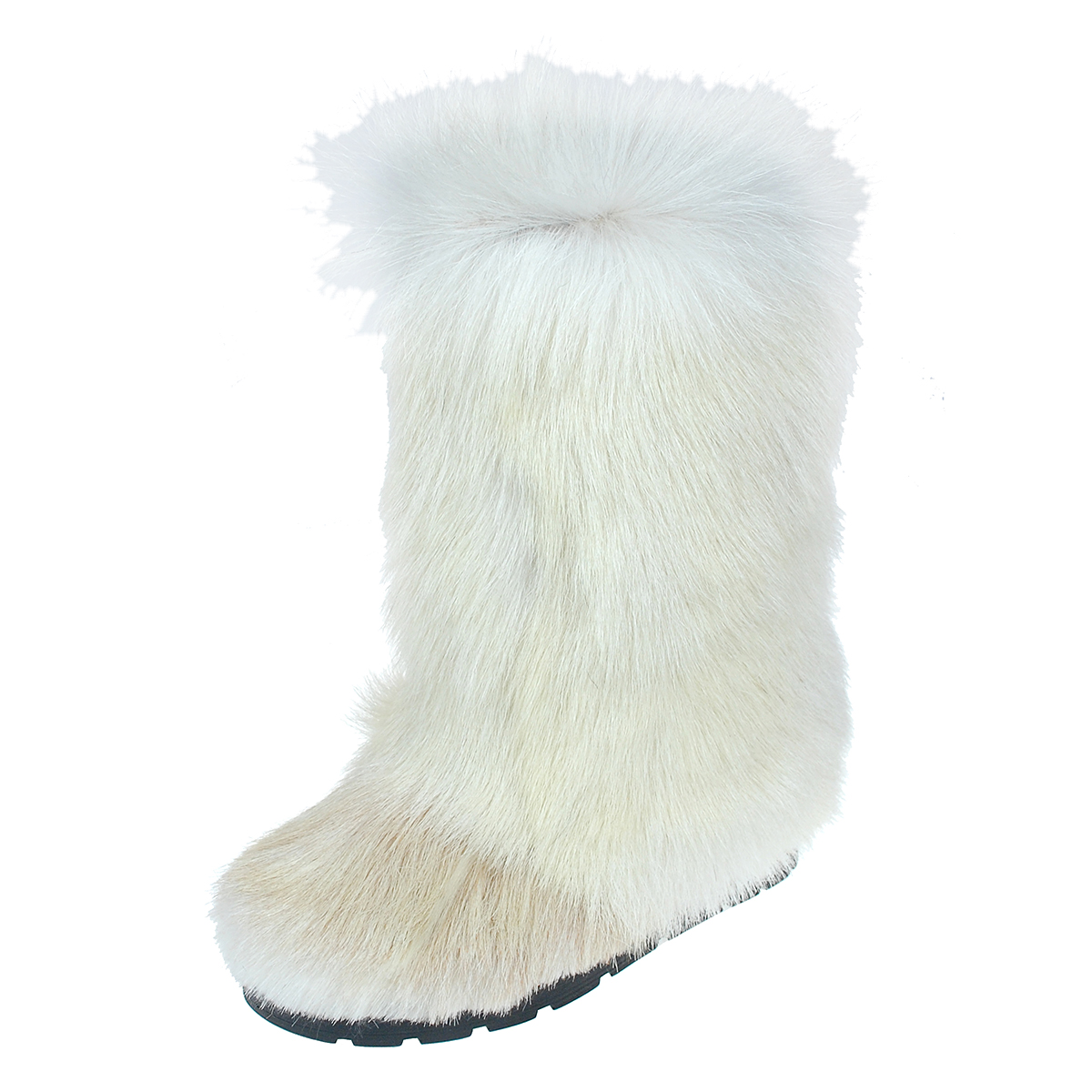 Uma High Fur Shoes (Mountain Goat Fur)