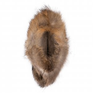 Loki High Fur Yeti Boots Natural Coyote Fur