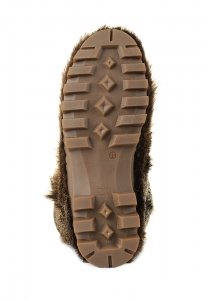 Thor Wedge High Fur Yeti Boots Natural Nutria Fur