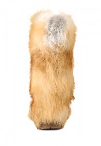 Fox High Fur Yeti Boots Natural Fox Fur
