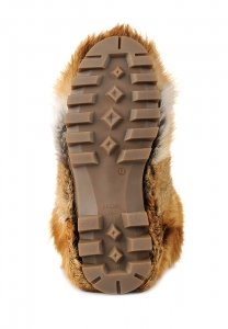 Fox High Fur Yeti Boots Natural Fox Fur