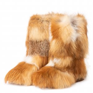 Fuchs High Fur Shoes (Fox fur)