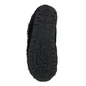 Skadi Brown High Fur Shoes (Beaver Fur)
