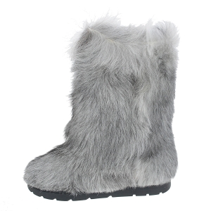 Dominica High Fur Shoes (Mountain Goatling Fur)