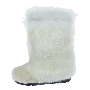 Uma High Fur Shoes (Mountain Goat Fur)