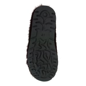 Hilda High Fur Brown Shoes (Nutria Fur)