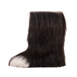 Aria High Fur Shoes (Mountain Goat Fur)