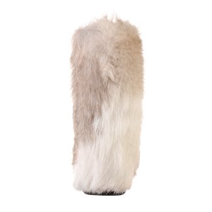 Mia High Fur Shoes (Mountain Goat Fur)
