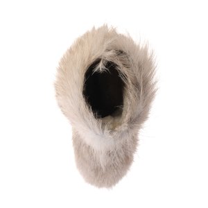 Mia High Fur Shoes (Mountain Goat Fur)