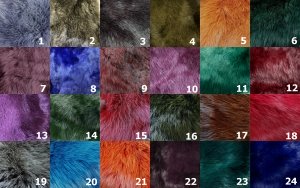 Keri Blue High Fur Shoes (Rabbit Fur)